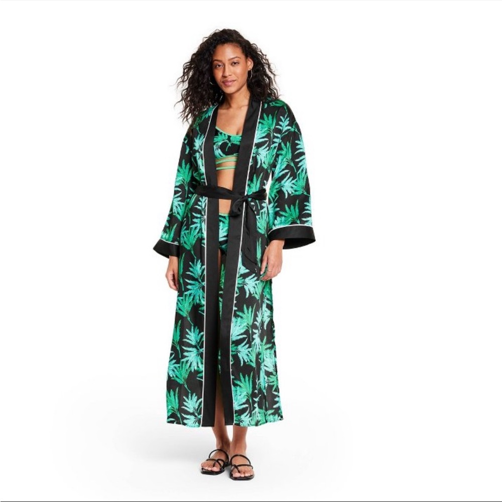Fe Noel × Target Women's Feathered Palm Print Cover Up Dress